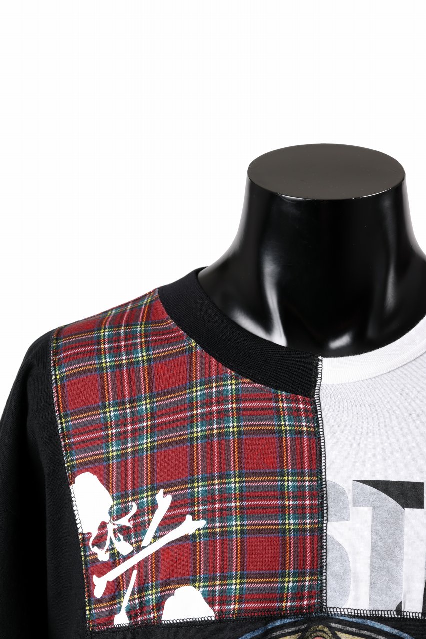 Load image into Gallery viewer, mastermind JAPAN x CHANGES exclusive ReBUILD T-SHIRT / CH-BODY (BLACK #32)