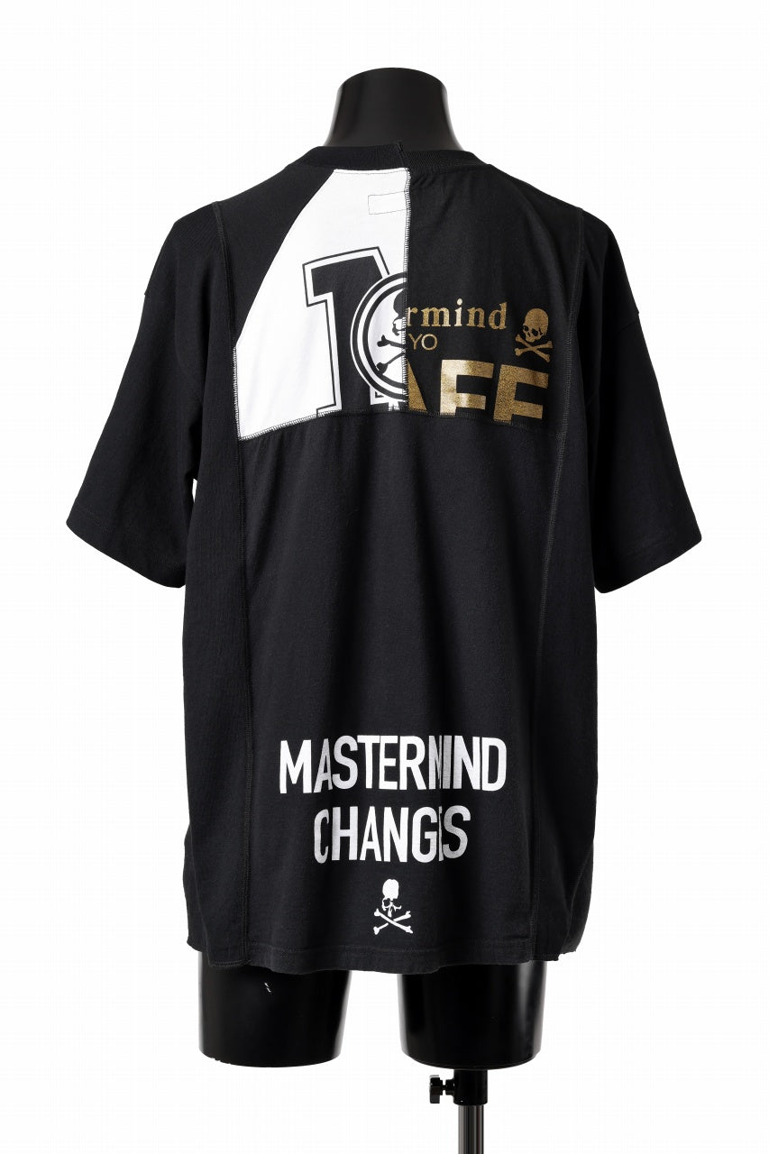 Load image into Gallery viewer, mastermind JAPAN x CHANGES exclusive ReBUILD T-SHIRT / CH-BODY (BLACK #33)