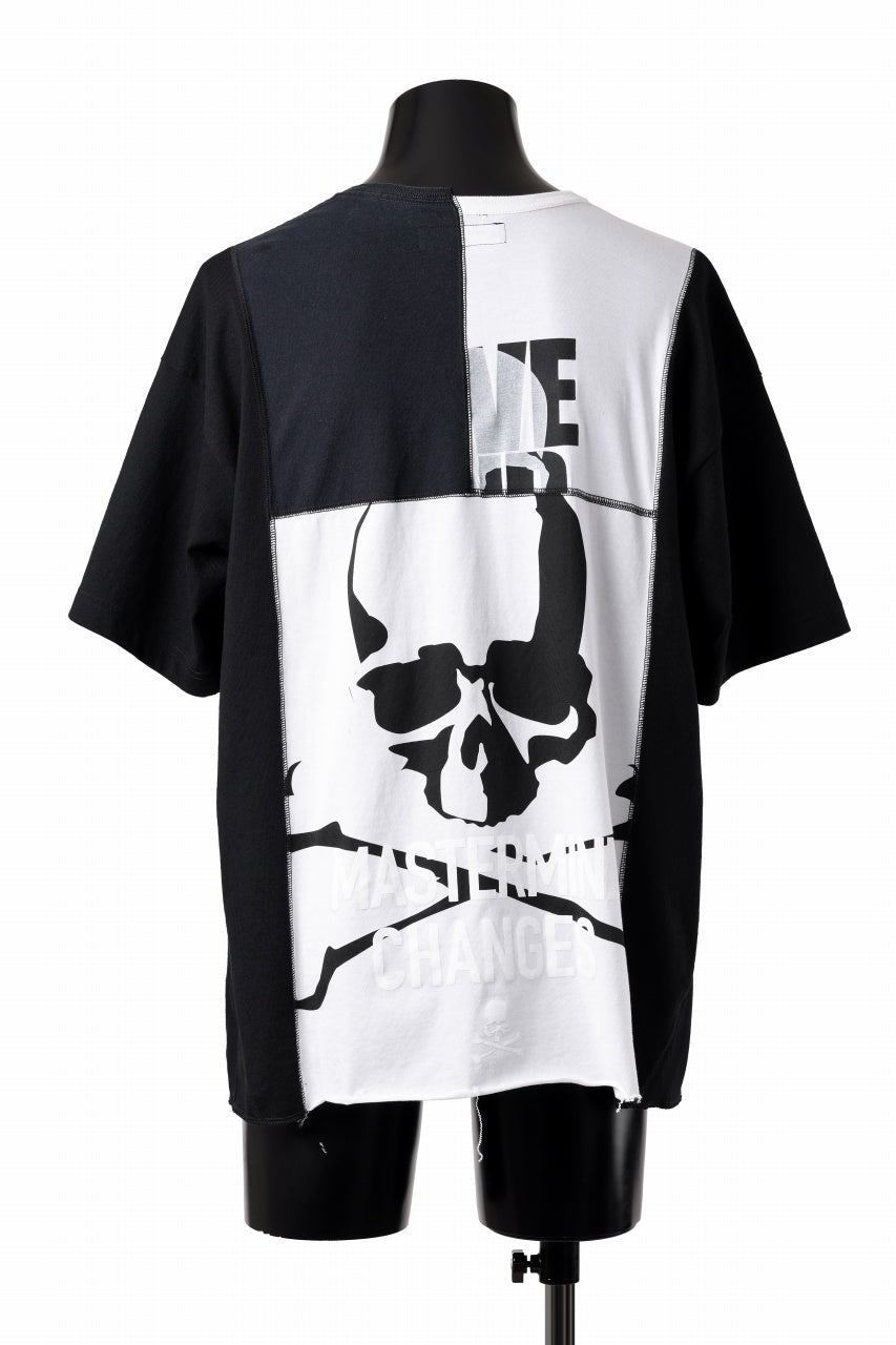 Load image into Gallery viewer, mastermind JAPAN x CHANGES exclusive ReBUILD T-SHIRT / CH-BODY (BLACK #35)