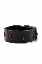 画像をギャラリービューアに読み込む, m.a+ cross stitched med wrist band / A-F8E1/GR 3,0 (BLACK)