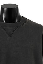 画像をギャラリービューアに読み込む, entire studios BOX CREW SWEAT PULLOVER (WASHED BLACK)
