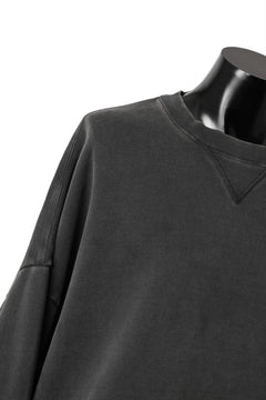 画像をギャラリービューアに読み込む, entire studios BOX CREW SWEAT PULLOVER (WASHED BLACK)