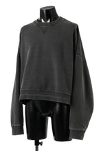 画像をギャラリービューアに読み込む, entire studios BOX CREW SWEAT PULLOVER (WASHED BLACK)