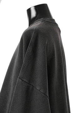 画像をギャラリービューアに読み込む, entire studios BOX CREW SWEAT PULLOVER (WASHED BLACK)