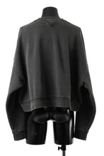 画像をギャラリービューアに読み込む, entire studios BOX CREW SWEAT PULLOVER (WASHED BLACK)