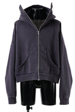 画像をギャラリービューアに読み込む, entire studios FULL ZIP SWEAT PARKA (INK)