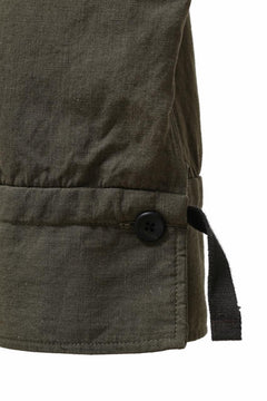 Load image into Gallery viewer, sus-sous trousers pierrot / C/L heavy poplin washer (OLIVE GREEN)