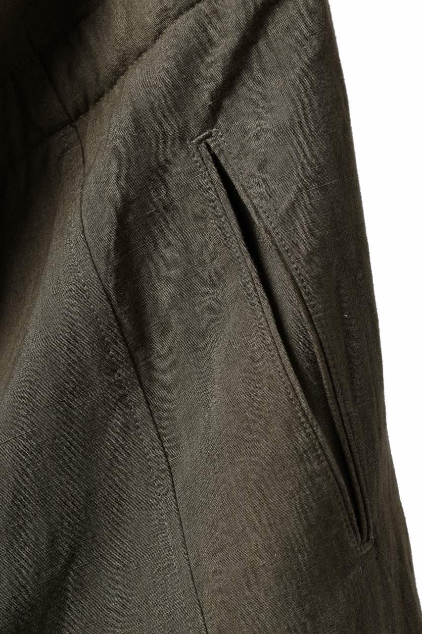 Load image into Gallery viewer, sus-sous trousers pierrot / C/L heavy poplin washer (OLIVE GREEN)