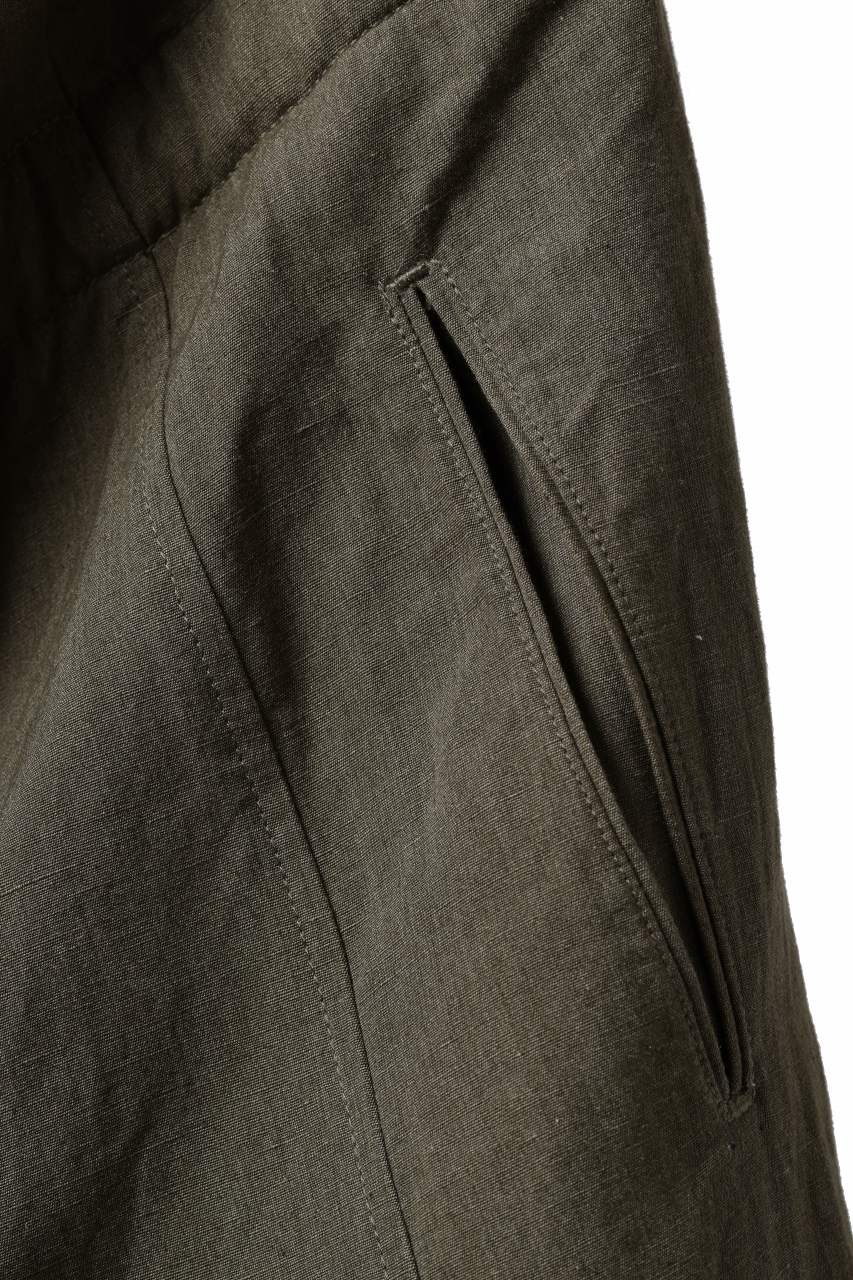 画像をギャラリービューアに読み込む, sus-sous trousers pierrot / C/L heavy poplin washer (OLIVE GREEN)