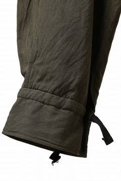 Load image into Gallery viewer, sus-sous trousers pierrot / C/L heavy poplin washer (OLIVE GREEN)