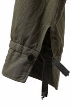 Load image into Gallery viewer, sus-sous trousers pierrot / C/L heavy poplin washer (OLIVE GREEN)