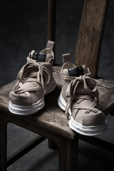 beauty : beast ROLL-TONGUE STAINNING SHOES feat. Maison MIHARA YASUHIRO (BEIGE x BEIGE)