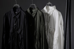 画像をギャラリービューアに読み込む, KATHARINE HAMNETT PARACHUTE LONG TAIL SHIRT / GARMENT DYED (WHITE)