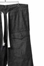 Load image into Gallery viewer, sus-sous trousers MK-1 / 11.5oz supima silket denim (BLACK)