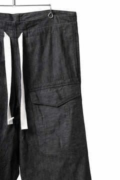 Load image into Gallery viewer, sus-sous trousers MK-1 / 11.5oz supima silket denim (BLACK)