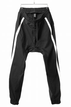 画像をギャラリービューアに読み込む, thom/krom SIDE LINE JOGGER PANTS / ELASTIC VISCOSE NYLON (BLACK)