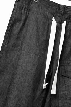 Load image into Gallery viewer, sus-sous trousers MK-1 / 11.5oz supima silket denim (BLACK)