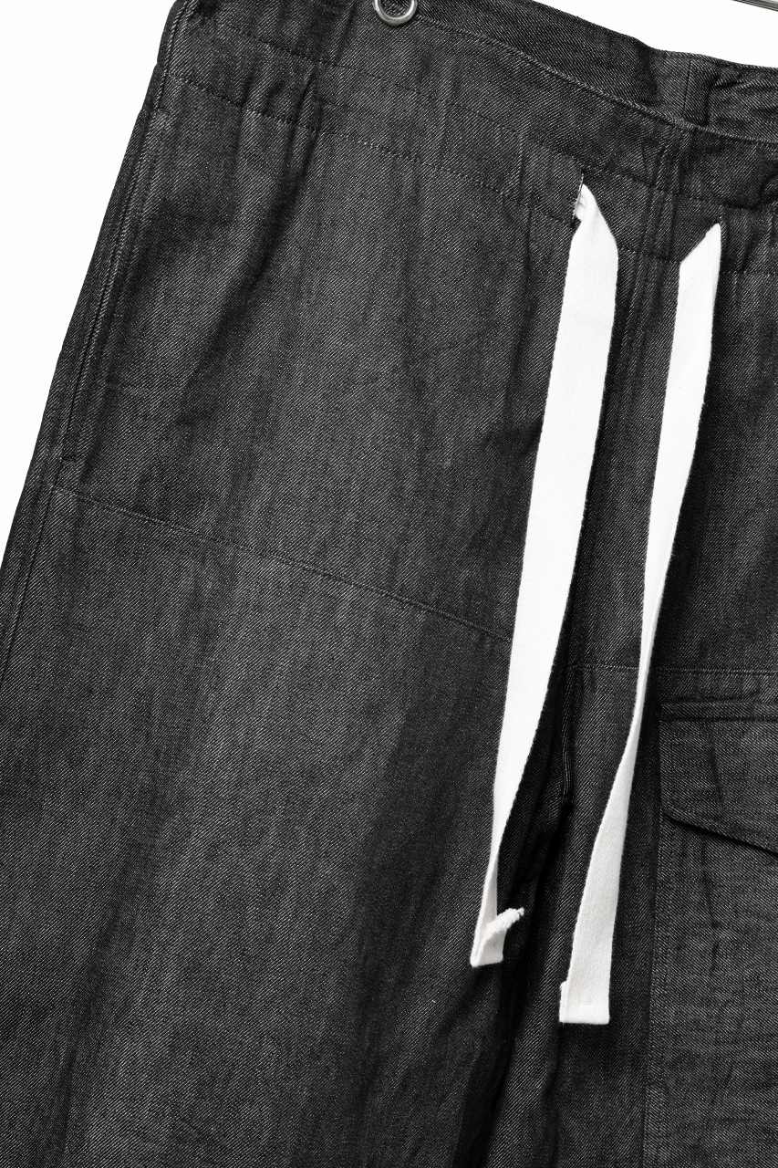 Load image into Gallery viewer, sus-sous trousers MK-1 / 11.5oz supima silket denim (BLACK)