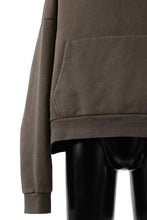 画像をギャラリービューアに読み込む, entire studios HEAVY HOOD SWEAT PULLOVER (BRUNETTE)