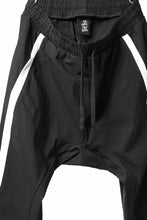 画像をギャラリービューアに読み込む, thom/krom SIDE LINE JOGGER PANTS / ELASTIC VISCOSE NYLON (BLACK)