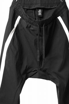 画像をギャラリービューアに読み込む, thom/krom SIDE LINE JOGGER PANTS / ELASTIC VISCOSE NYLON (BLACK)