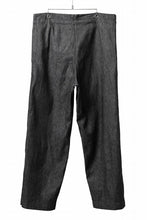 Load image into Gallery viewer, sus-sous trousers MK-1 / 11.5oz supima silket denim (BLACK)