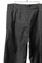Load image into Gallery viewer, sus-sous trousers MK-1 / 11.5oz supima silket denim (BLACK)