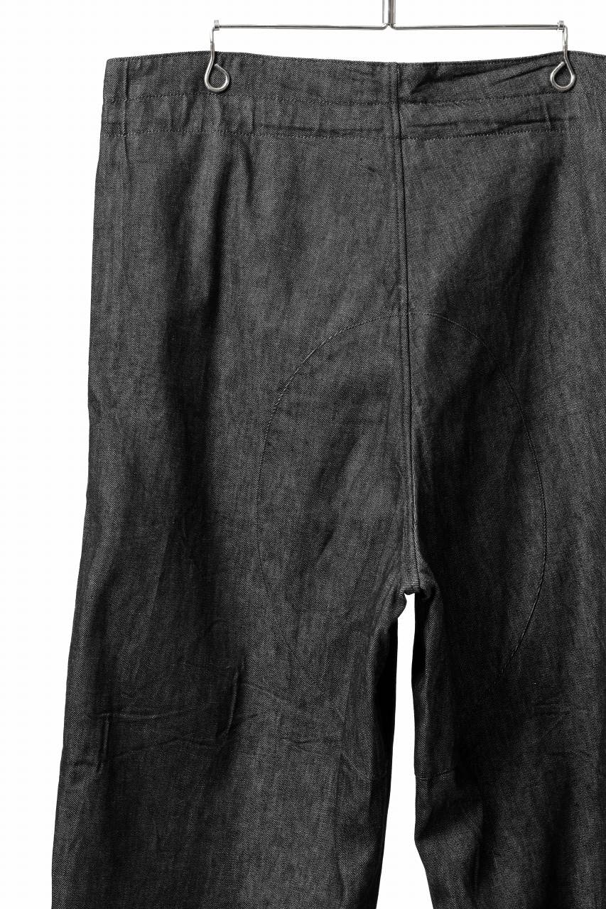 Load image into Gallery viewer, sus-sous trousers MK-1 / 11.5oz supima silket denim (BLACK)