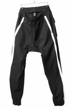 画像をギャラリービューアに読み込む, thom/krom SIDE LINE JOGGER PANTS / ELASTIC VISCOSE NYLON (BLACK)