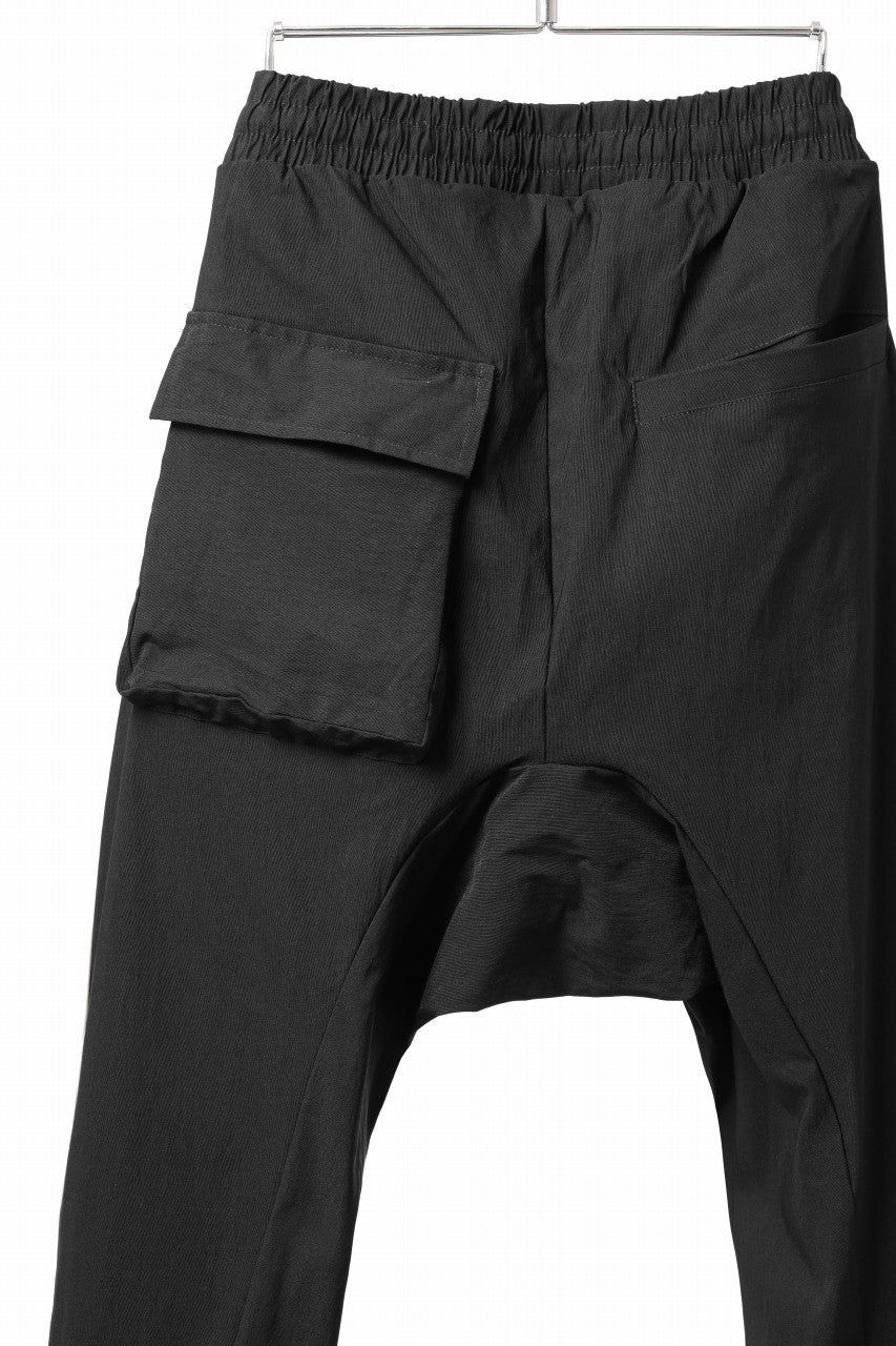 画像をギャラリービューアに読み込む, thom/krom SIDE LINE JOGGER PANTS / ELASTIC VISCOSE NYLON (BLACK)