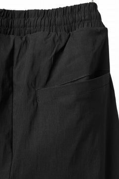 画像をギャラリービューアに読み込む, thom/krom SIDE LINE JOGGER PANTS / ELASTIC VISCOSE NYLON (BLACK)