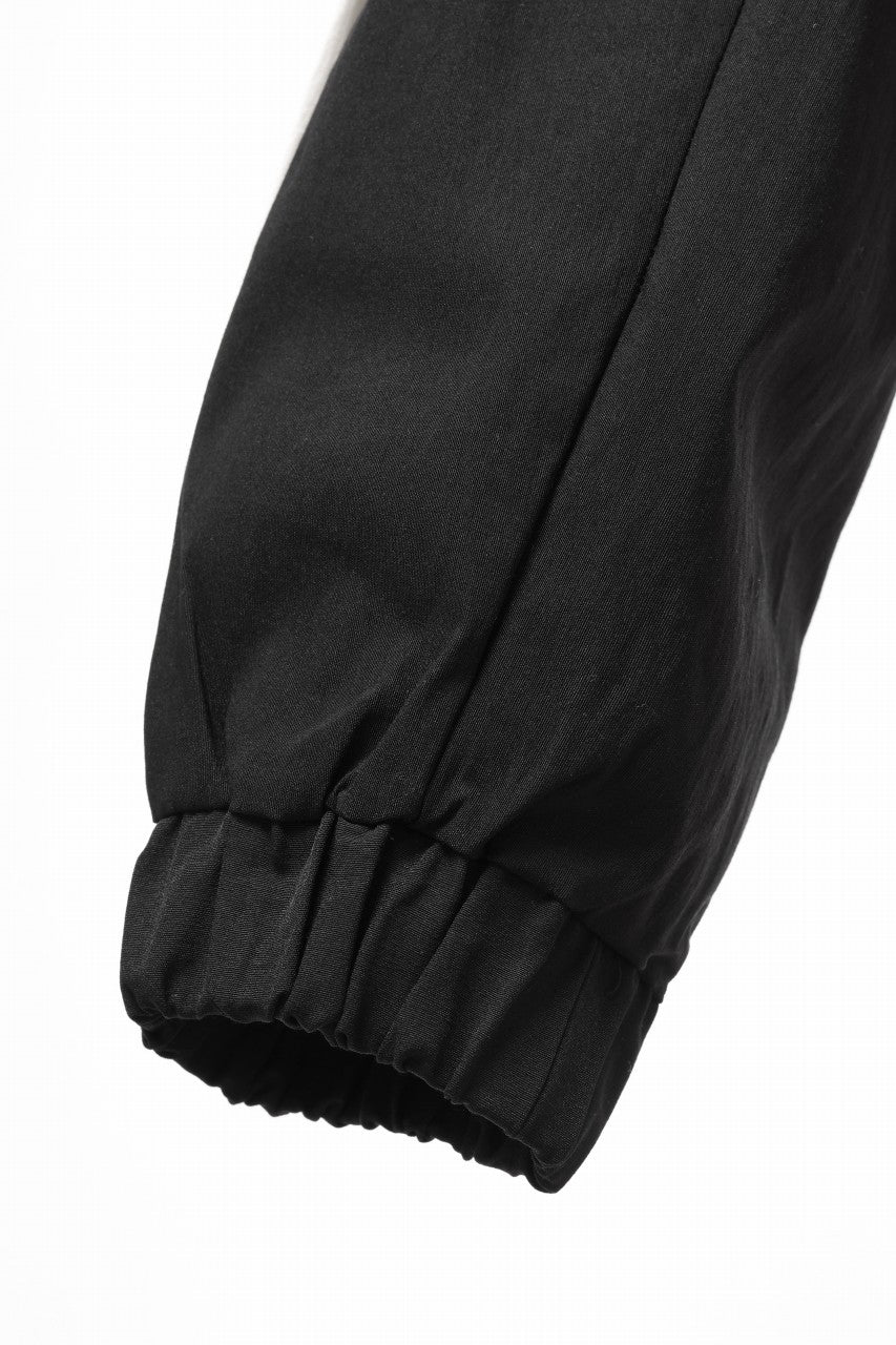 画像をギャラリービューアに読み込む, thom/krom SIDE LINE JOGGER PANTS / ELASTIC VISCOSE NYLON (BLACK)