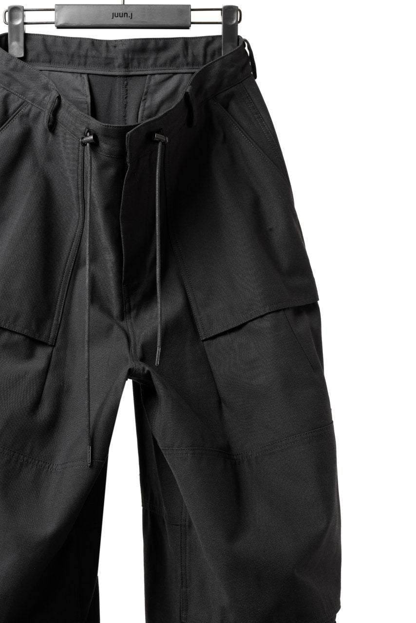 画像をギャラリービューアに読み込む, Juun.J Loose Fit Cordura Pants (BLACK)