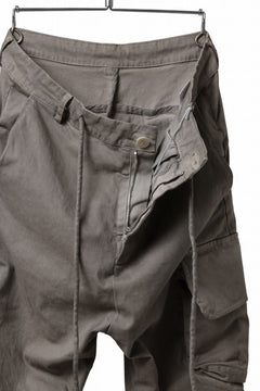 画像をギャラリービューアに読み込む, daub DYEING EASY CARGO GATHER PANTS / STRETCH DRILL PEACH HAND (TAUPE GREY)