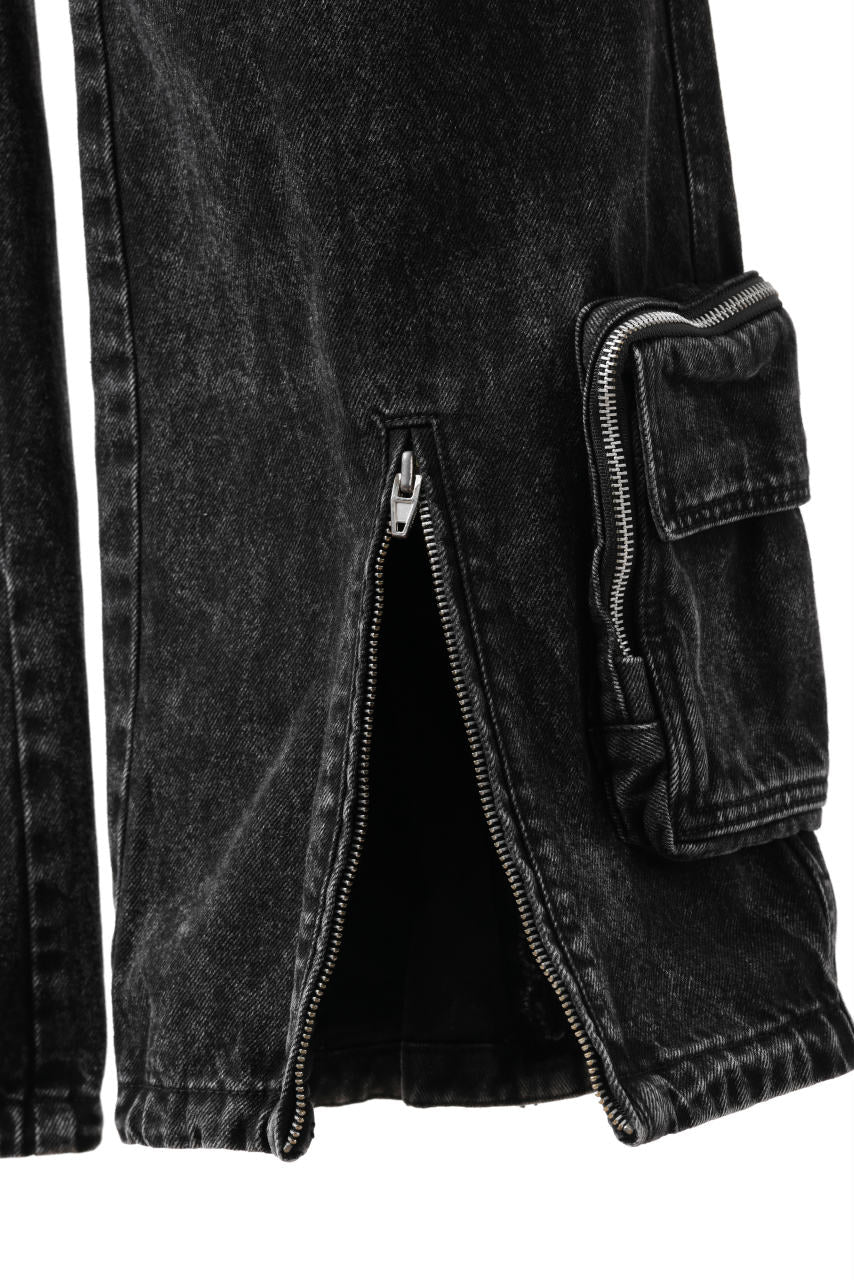 画像をギャラリービューアに読み込む, Juun.J Pocket Detailed Denim Pants (BLACK)