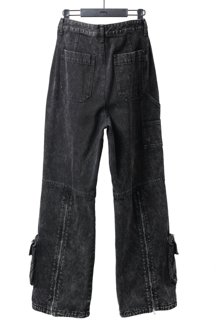 画像をギャラリービューアに読み込む, Juun.J Pocket Detailed Denim Pants (BLACK)