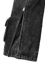 画像をギャラリービューアに読み込む, Juun.J Pocket Detailed Denim Pants (BLACK)