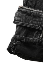 画像をギャラリービューアに読み込む, Juun.J Pocket Detailed Denim Pants (BLACK)