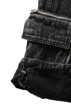 画像をギャラリービューアに読み込む, Juun.J Pocket Detailed Denim Pants (BLACK)