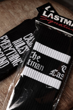 画像をギャラリービューアに読み込む, LASTMAN LOGO SOX -C.R.E.A.M- (BLACK)