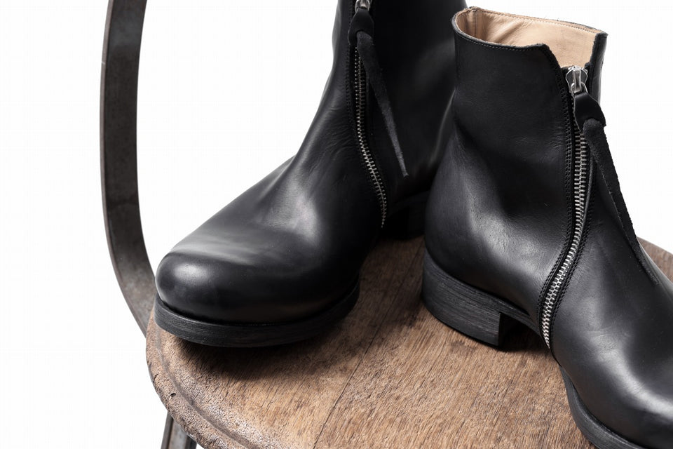 Load image into Gallery viewer, m.a+ side zipped short boot / S1G2Z/VA1,5 (BLACK)