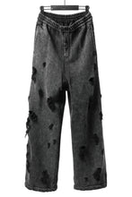 画像をギャラリービューアに読み込む, Juun.J Garment Dyed Distressed Wide Track Pants (GREY)