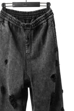画像をギャラリービューアに読み込む, Juun.J Garment Dyed Distressed Wide Track Pants (GREY)