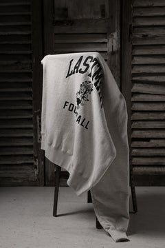 画像をギャラリービューアに読み込む, LASTMAN PRINTED CREW NECK -FC LM- (OATMEAL)