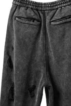 画像をギャラリービューアに読み込む, Juun.J Garment Dyed Distressed Wide Track Pants (GREY)