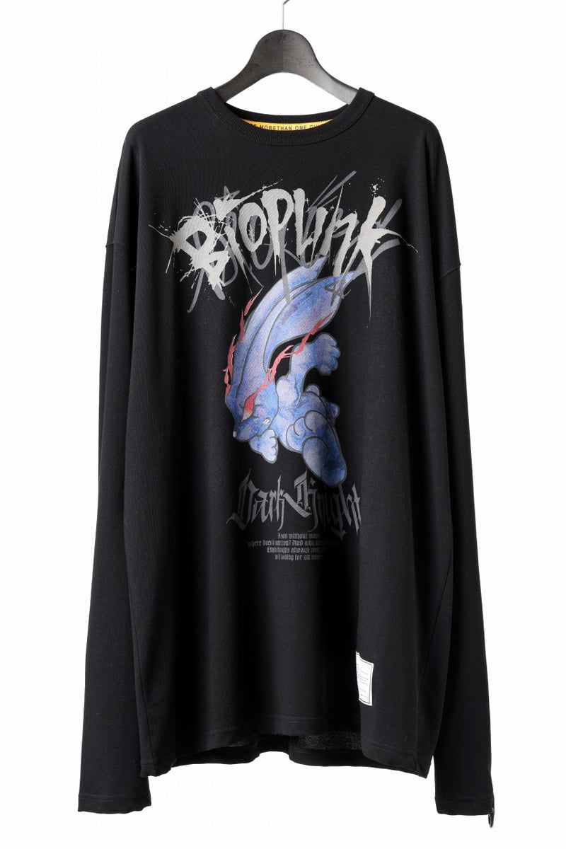 beauty : beast DARK KNIGHT L/S TEE (BLACK)