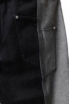 画像をギャラリービューアに読み込む, Feng Chen Wang INSIDE-OUT JEANS TROUSERS (BLACK)