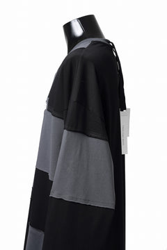 画像をギャラリービューアに読み込む, Feng Chen Wang PANELLED TOPS (BLACK/GREY)