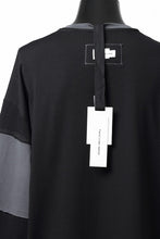 画像をギャラリービューアに読み込む, Feng Chen Wang PANELLED TOPS (BLACK/GREY)