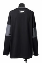 画像をギャラリービューアに読み込む, Feng Chen Wang PANELLED TOPS (BLACK/GREY)